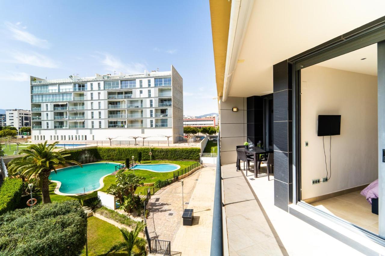 Primera Linea De Mar Con Piscina, Gimnasio Y Parking 2 Hab Y 2 Banos Villajoyosa Exterior foto