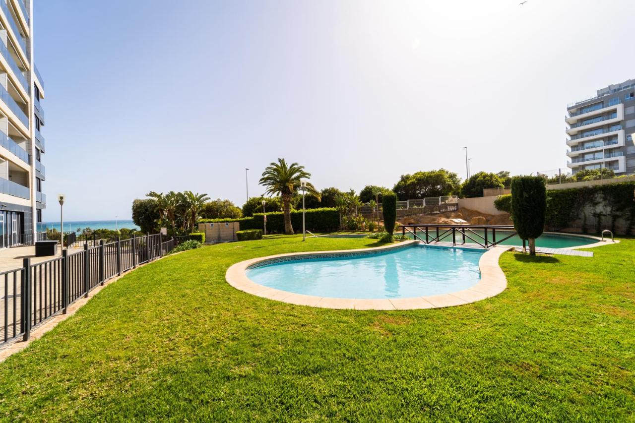 Primera Linea De Mar Con Piscina, Gimnasio Y Parking 2 Hab Y 2 Banos Villajoyosa Exterior foto
